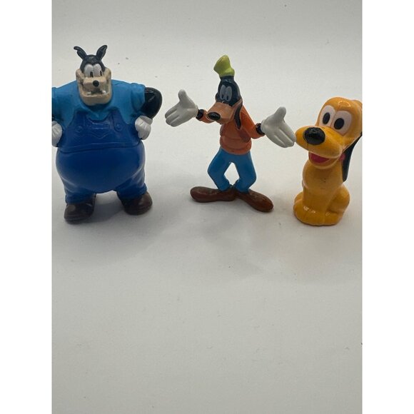 Disney Goofy Pluto & Pete PVC Figurines Collectible Set - Picture 1 of 2